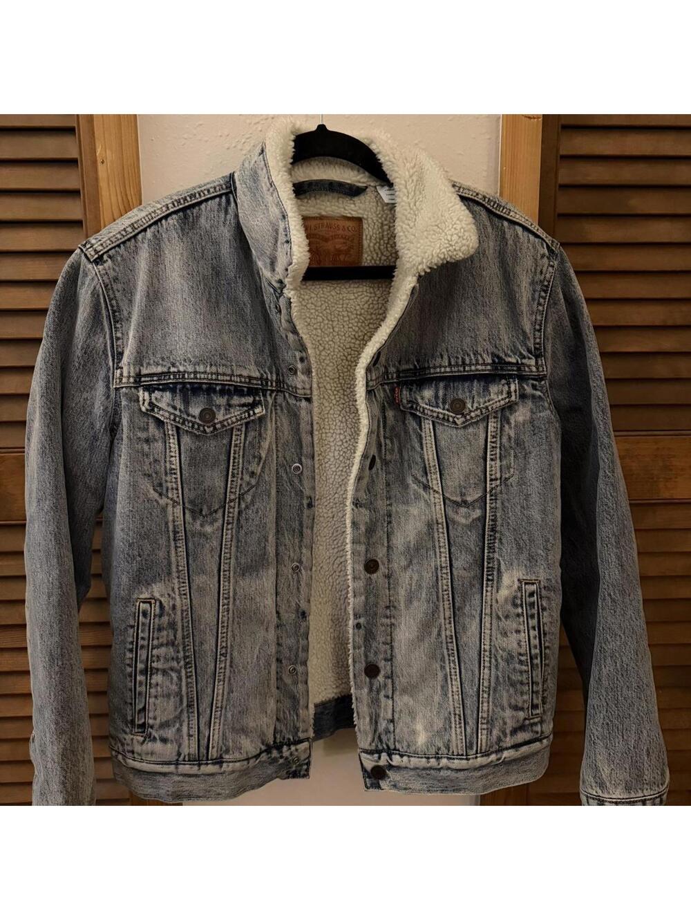 Levi’s Free People light Jean Sherpa lined jacket